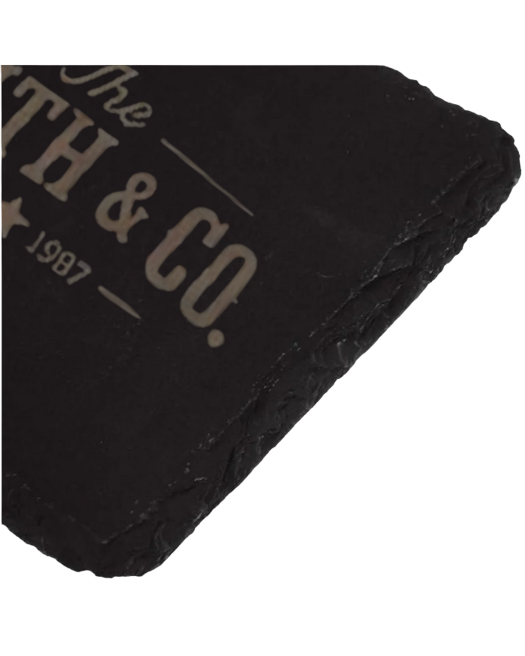 Custom Slate Coaster Set