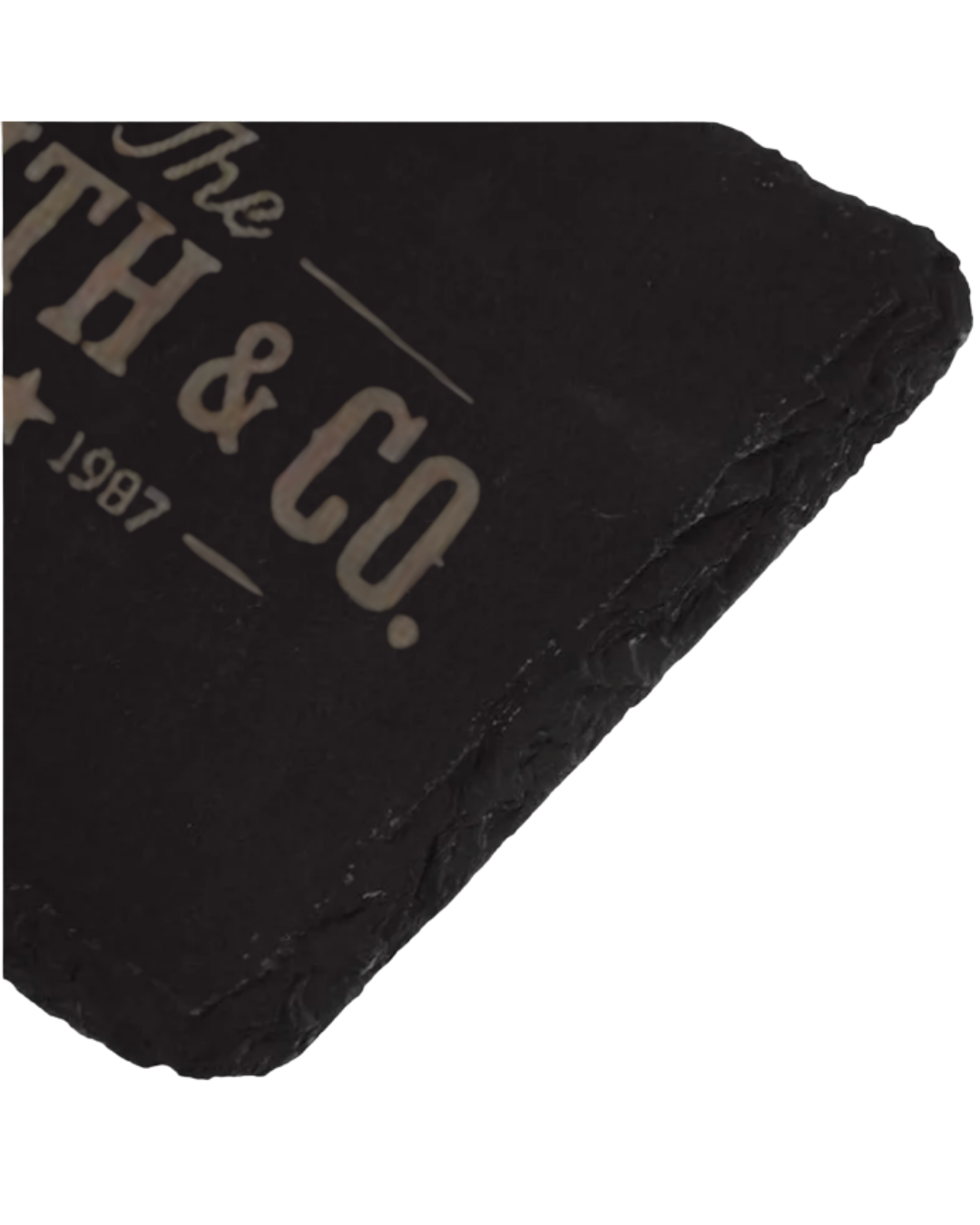 Custom Slate Coaster Set