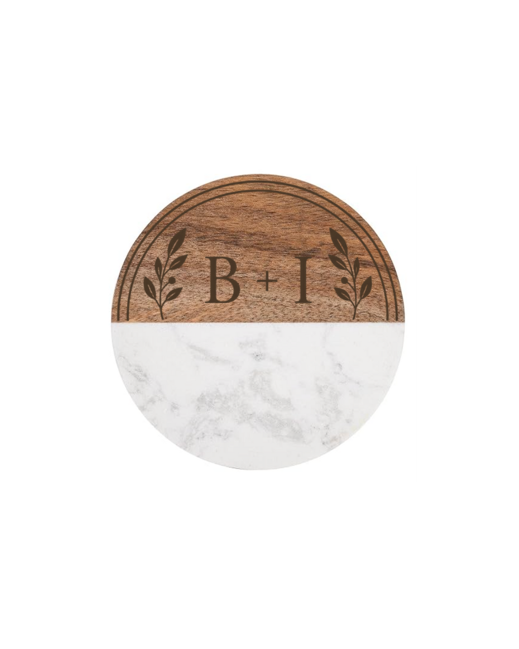 Custom Wood + Marble  Coaster Sets