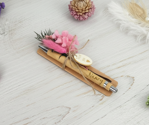 Custom Bamboo Pen - Administrative Professionals Day
