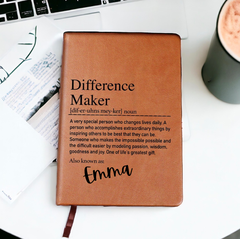 Custom Difference Maker Journal