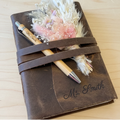 Custom Leather Journal + Pen Sets
