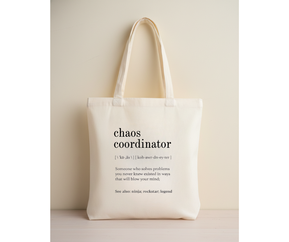 Custom Canvas Tote Bag - Administrative Professionals Day