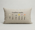 Custom Garden Throw Pillow