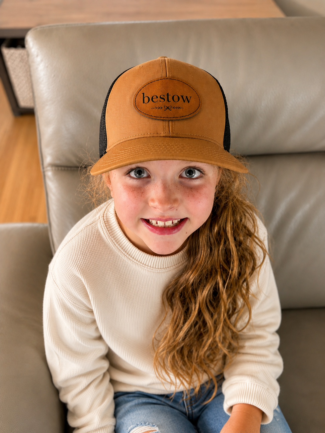 Custom Leather Patch Baseball Hat