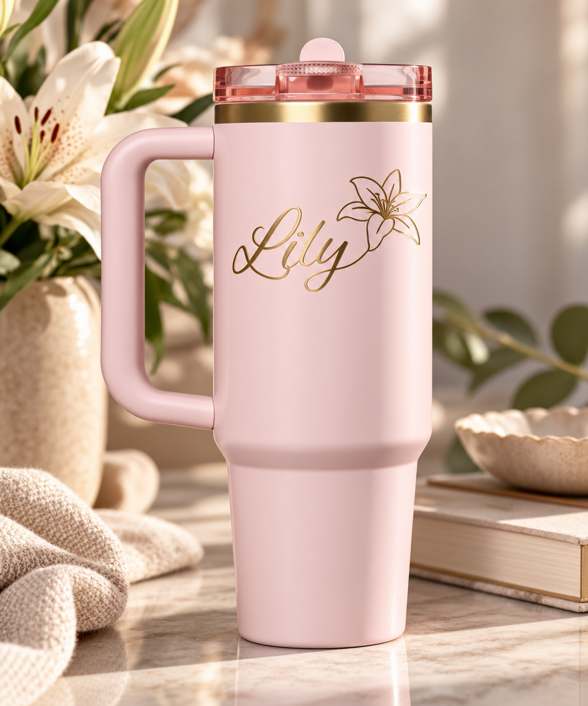 Custom 30 oz. Stanley Flip Straw Tumbler
