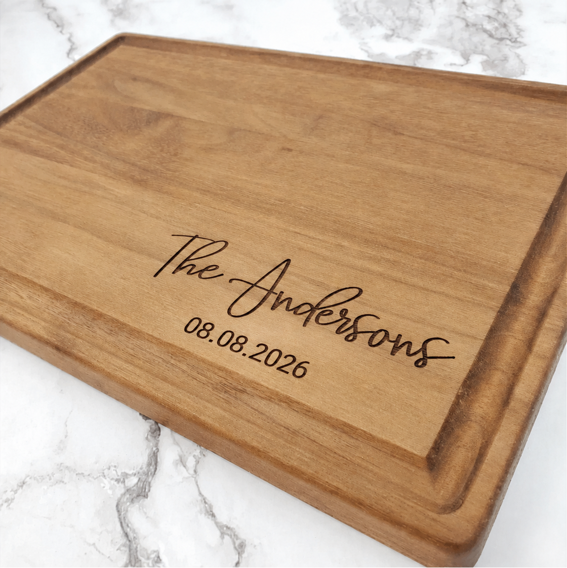 Custom Engraved Wooden Cutting Board