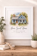 Custom New Home Framed Print