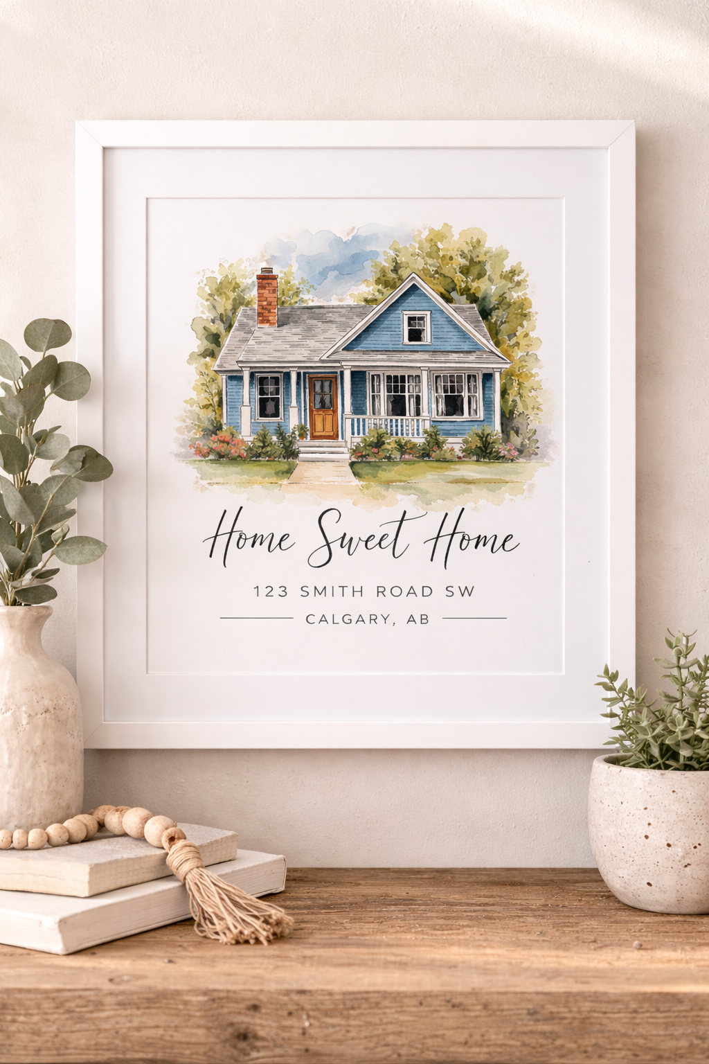 Custom New Home Framed Print