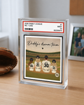 Custom Father's Day Baseball Card "Daddy's Dream Team"