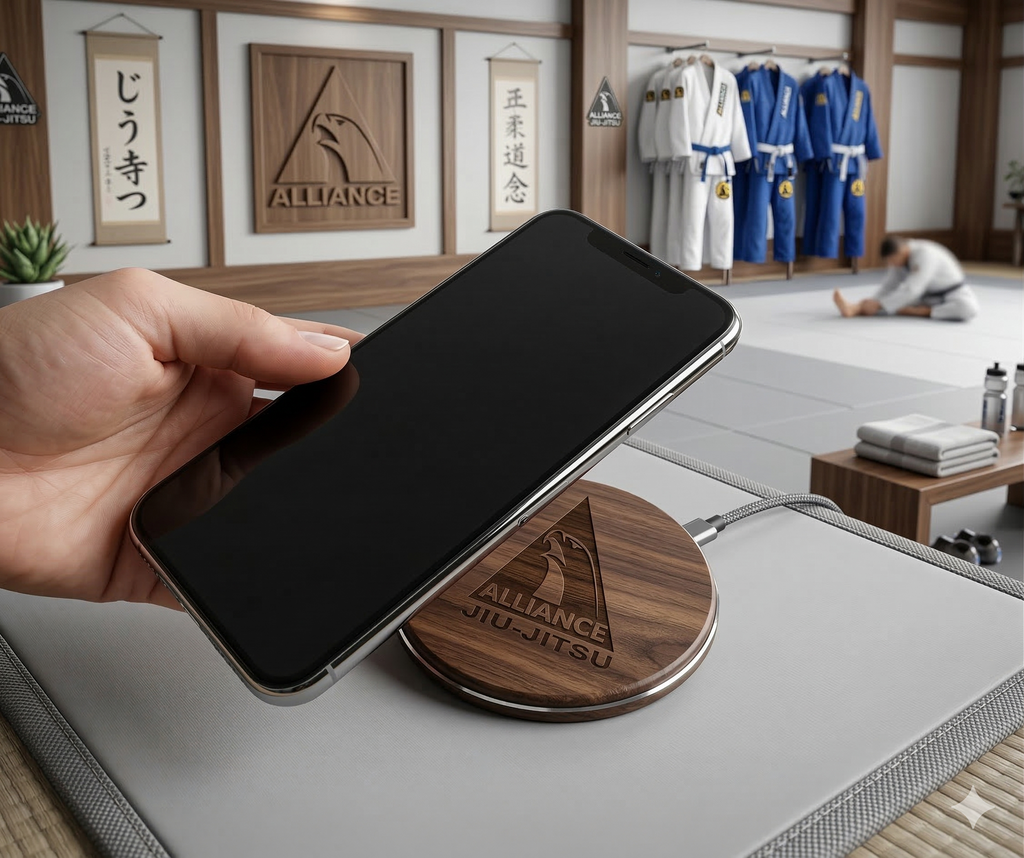 Custom Wooden Wireless Charger