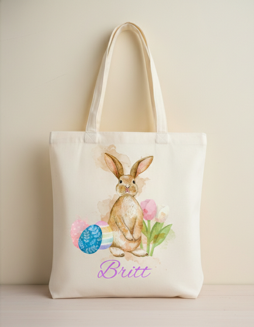 Custom Easter Tote Bag