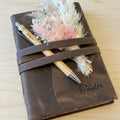 Custom Leather Journal + Pen Sets