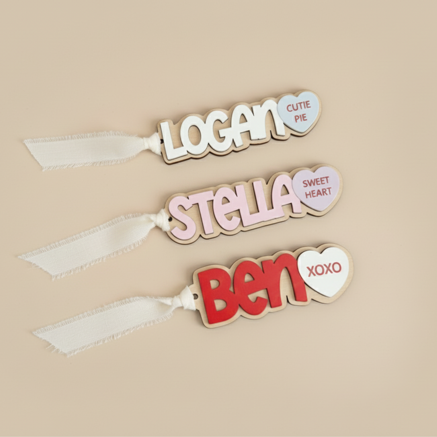 Custom Valentines Tags