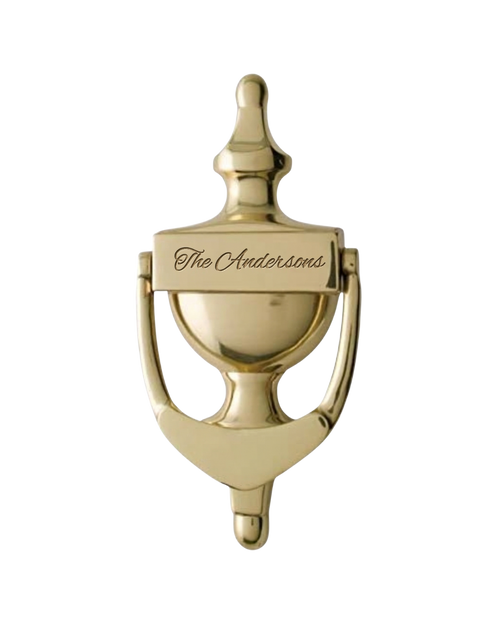 Custom Brass Door Knocker
